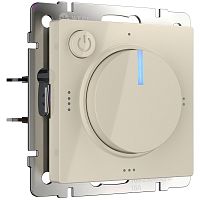 Терморегулятор механический с датчиком без рамки Werkel 0С +50С слоновая кость глянцевый картинка